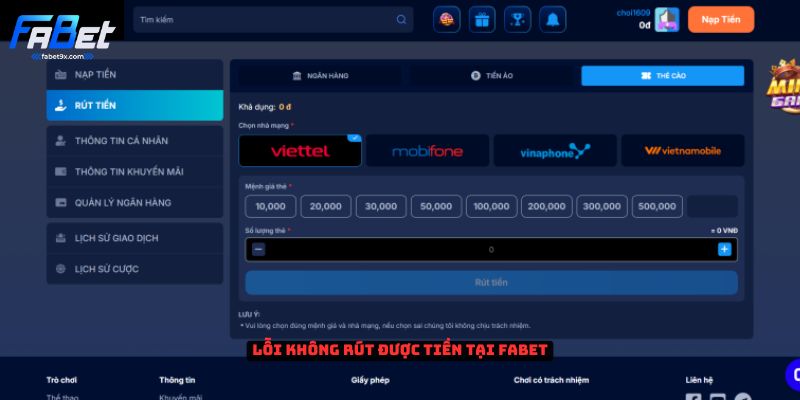 Những thông tin cần biết về Giao dịch tại Fabet 5 loi-khong-rut-duoc-tien-tai-fabet